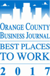 OCBJ, orange country business journal best places to work 2017